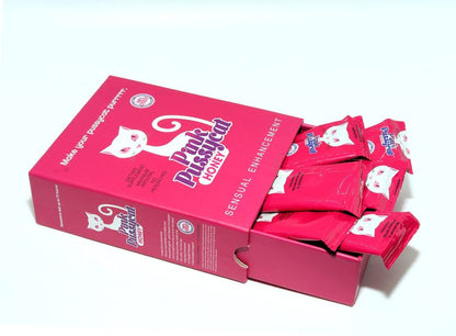 This specialty blend of Honey is designed to increase sexual pleasure and performance. Pink Kitty also promotes better lubrication and more frequent orgasms. Shop now at Belle Exotics Trinidad and Tobago at our Marabella and Valsayn locations.