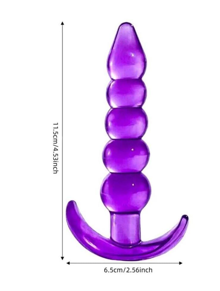 Belle Exotics | Pleasure Products ANAL TOYS PLEASURE PYRAMID- ANAL BEADS- PURPLE