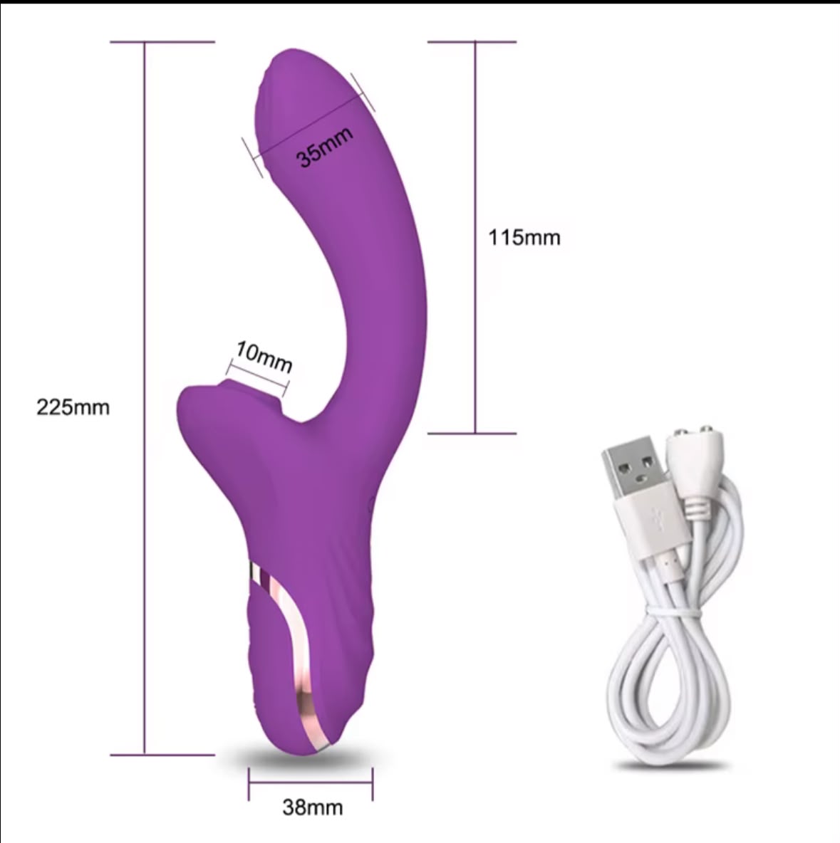 AFTER HOURS VIBRATING AND SUCTION RABBIT VIBRATOR PURPLE
DIMENTIONS & LENGTH - Discover Pleasure and Style with Belle Exotics Vibrator Collection - Empowering Intimacy in Trinidad and Tobago, Valsayn North, Marabella.