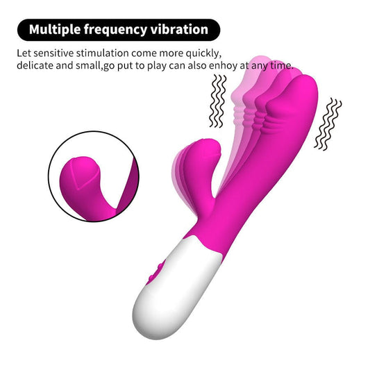 Belle Exotics Rabbits RIDING SOLO RABBIT VIBRATOR - ROSE