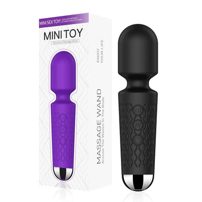 Belle Exotics VIBRATORS FOREVER JUICY-MINI VIBRATING WAND  - BLACK-TRINIDAD AND TOBAGO-Discover Pleasure and Style with Belle Exotics Vibrator Collection - Empowering Intimacy in Trinidad and Tobago, Jamaica, Barbados, Guyana, Bahamas, USA, and Canada