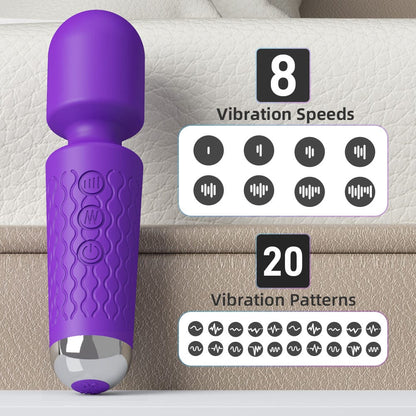 Belle Exotics VIBRATORS FOREVER JUICY-MINI VIBRATING WAND  - BLACK-TRINIDAD AND TOBAGO-Discover Pleasure and Style with Belle Exotics Vibrator Collection - Empowering Intimacy in Trinidad and Tobago, Jamaica, Barbados, Guyana, Bahamas, USA, and Canada