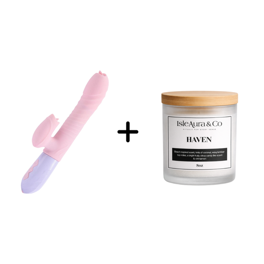 Tender Me- Self-Love, Self-Care Bundle- Toy + Candle