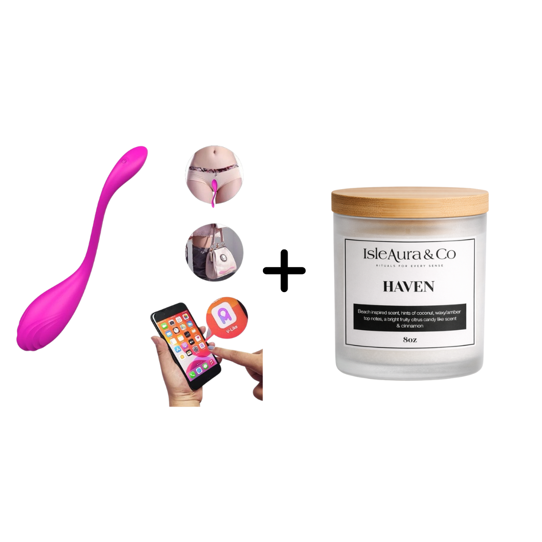 Together In Motion- Couple's Connection Bundle- Couple's Toy + Candle