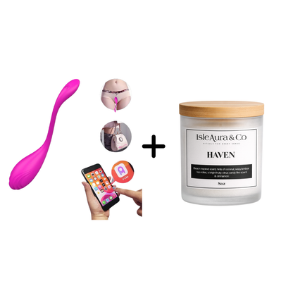 Together In Motion- Couple's Connection Bundle- Couple's Toy + Candle
