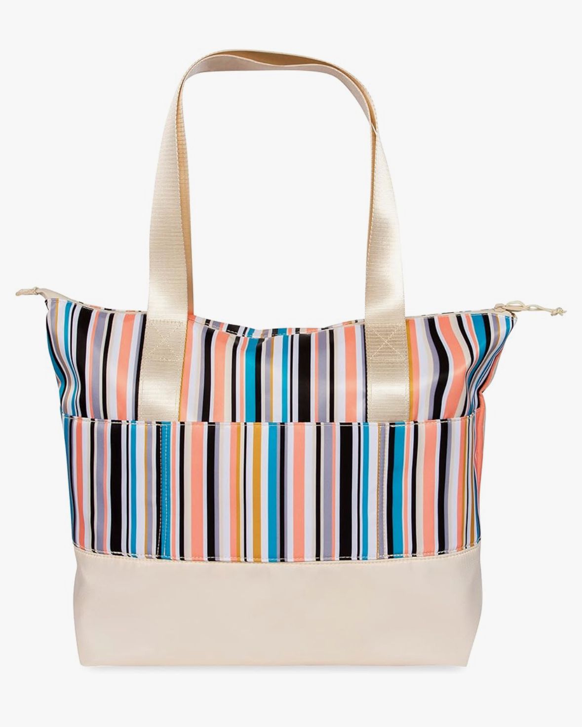 Mi Amore House of Styles| NYLA- LARGE STRIPED TOTE BAG- MULTI-COLOR