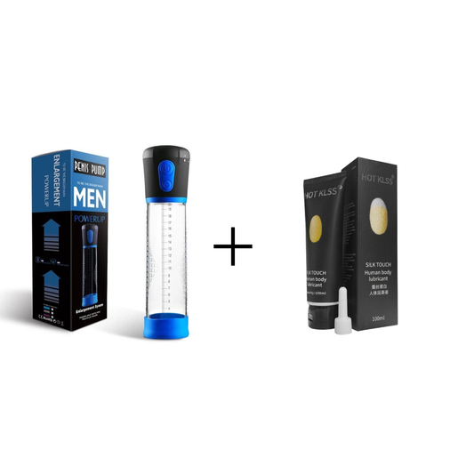 Glide and Grow- Electric Penis Pump + Water-based Lubricant