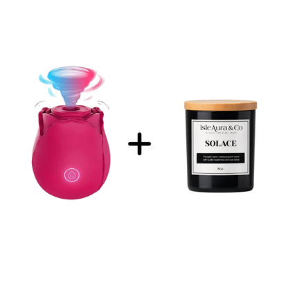 Tender Me- Self-Love, Self-Care Bundle- Toy + Candle