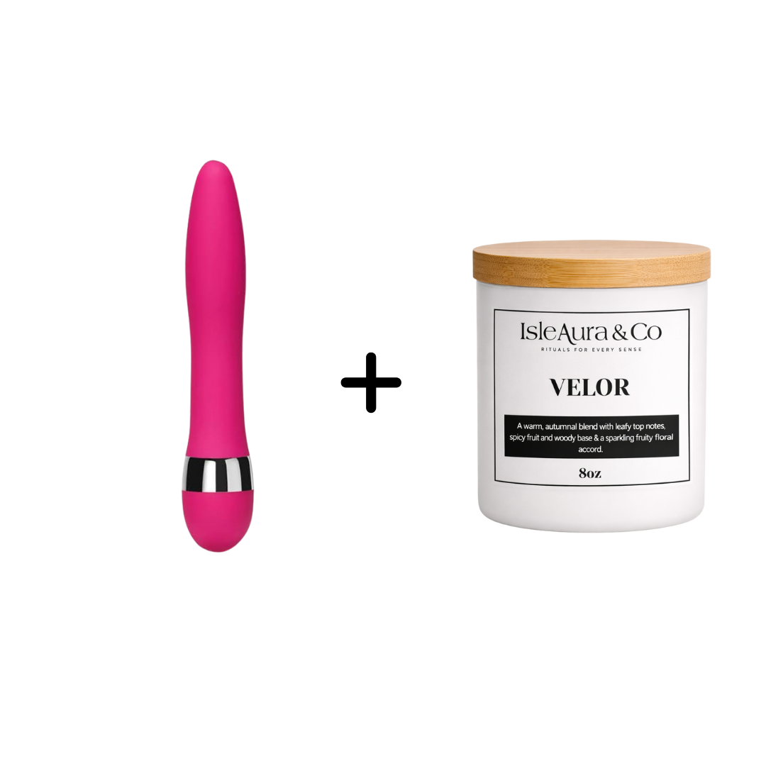 Tender Me- Self-Love, Self-Care Bundle- Toy + Candle