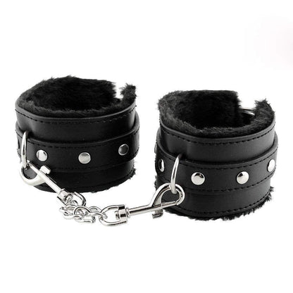 Belle Exotics BONDAGE SET BOND ME UP- BLACK HANDCUFFS "Explore Exquisite Sensual Exploration with Belle Exotics Bondage Set Collection - Unleashing Desires in Trinidad and Tobago, Jamaica, Barbados, Guyana, Bahamas, USA, and Canada"