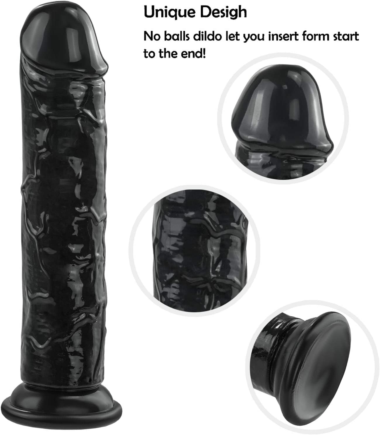 Belle Exotics DILDO DAMN ZADDY- DILDO (SMALL) - BLACK