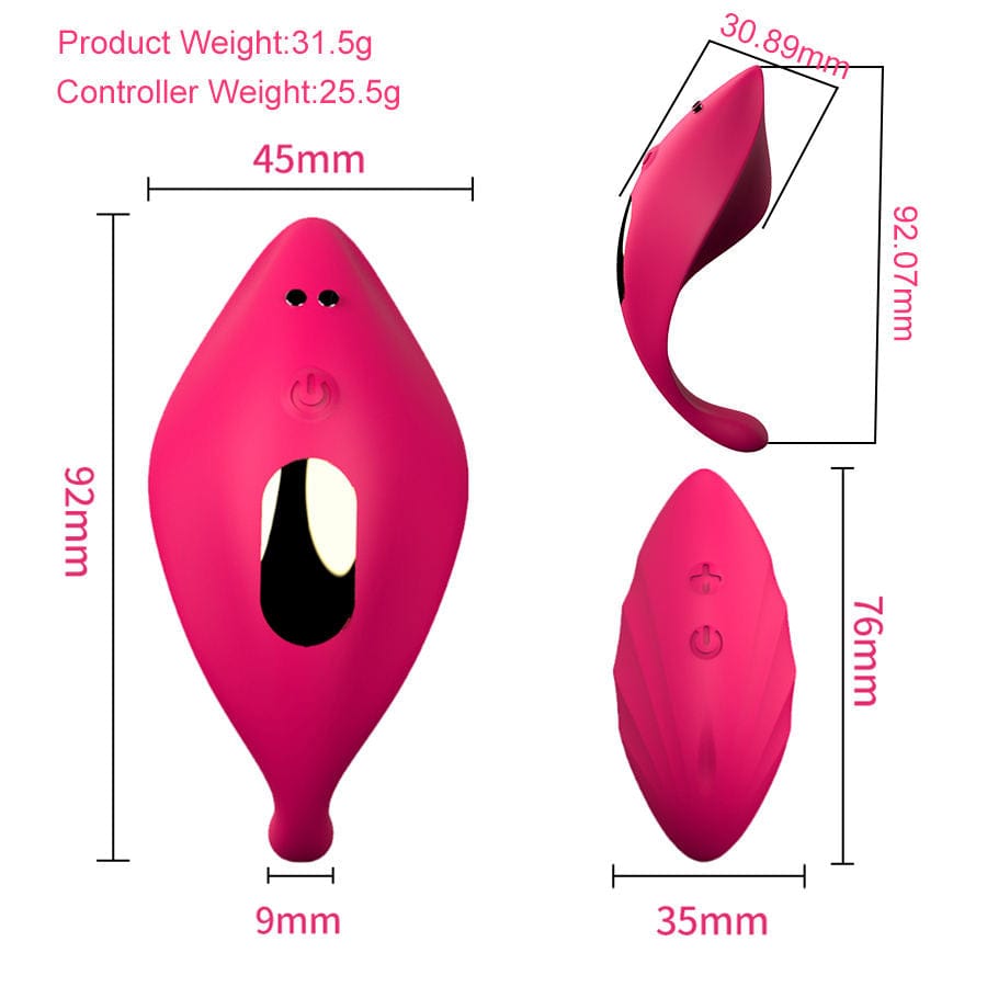 Belle Exotics HER TOYS HIDDEN TREASURE- WEARABLE VIBRATING PANTY- PINK-TRINIDAD AND TOBAGO-Discover Pleasure and Style with Belle Exotics Vibrator Collection - Empowering Intimacy in Trinidad and Tobago, Jamaica, Barbados, Guyana, Bahamas, USA, and Canada