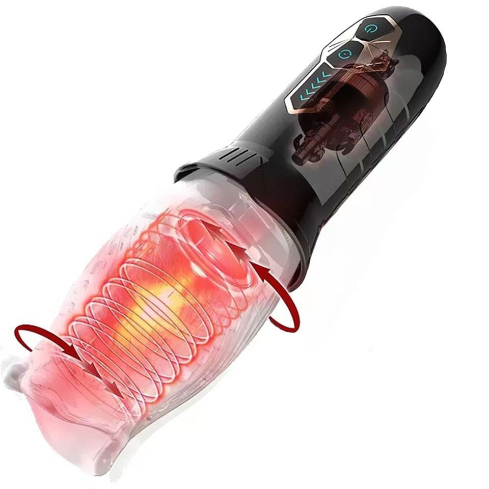 Belle Exotics His Toy DAT GAWK 3000- ROTATING MALE MASSAGER- TRANSPARENT-Confidence and Passion with Belle Exotics Male Enhancers Collection - Unleash Desire in Trinidad and Tobago, Jamaica, Barbados, Guyana, Bahamas, USA, and Canada