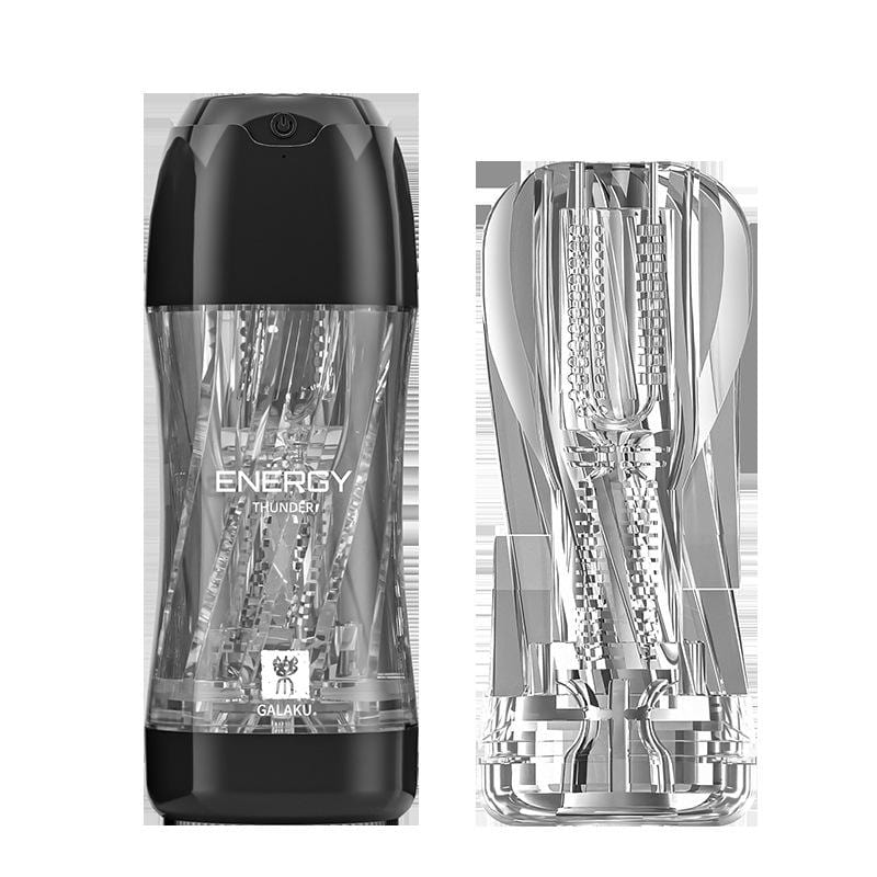 Belle Exotics MALE TOYS FOREVER HIM- VACUUM MALE MASTURBATION CUP- BLACK