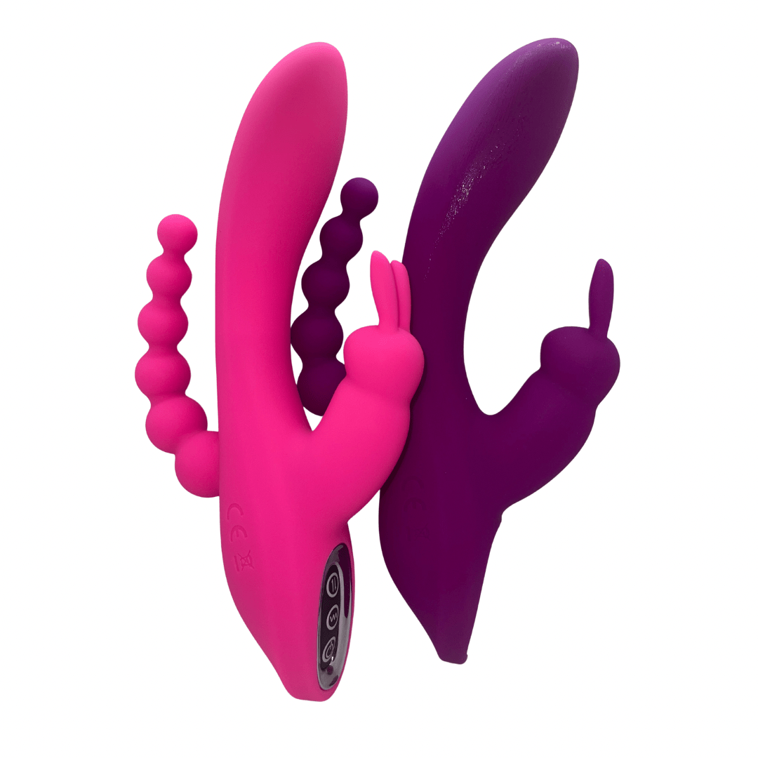 Belle Exotics Rabbits TRIPLE ACTION- ANAL, CLIT & G-SPOT STIMULATING RABBIT- PINK-TRINIDAD AND TOBAGO-Discover Pleasure and Style with Belle Exotics Vibrator Collection - Empowering Intimacy in Trinidad and Tobago, Jamaica, Barbados, Guyana, Bahamas, USA, and Canada