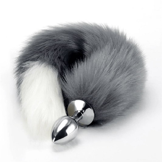 Belle Exotics SLY FOX - FOXTAIL ANAL PLUG -SILVER-TRINIDAD AND TOBAGO-Embark on a Sensual Adventure with Belle Exotics Anal Toys Collection - Embracing Pleasure in Trinidad and Tobago, Jamaica, Barbados, Guyana, Bahamas, USA, and Canada