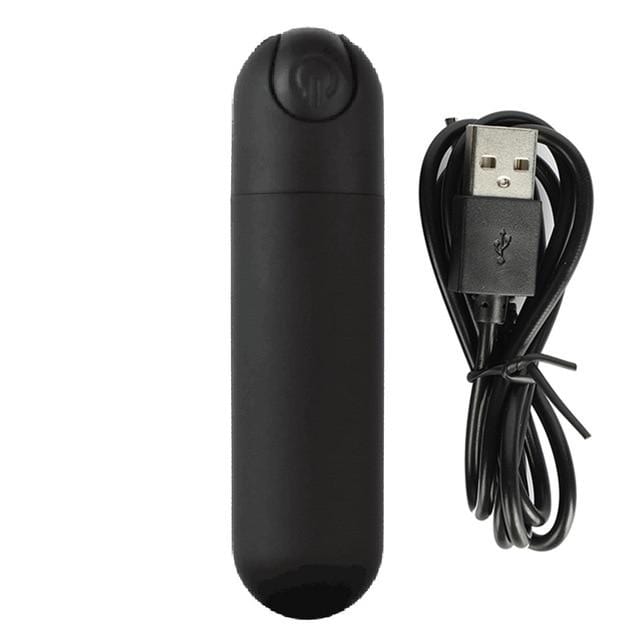 BAD ENOUGH RECHARGEABLE & REMOTE CONTROL VIBRATOR- BLACK- BELLE EXOTICS-"Discover Pleasure and Style with Belle Exotics Vibrator Collection - Empowering Intimacy in Trinidad and Tobago, Jamaica, Barbados, Guyana, Bahamas, USA, and Canada"