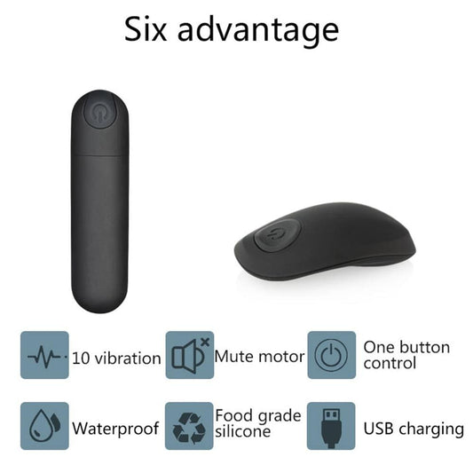 BAD ENOUGH RECHARGEABLE & REMOTE CONTROL VIBRATOR- BLACK- BELLE EXOTICS TRINIDAD STORE - "Discover Pleasure and Style with Belle Exotics Vibrator Collection - Empowering Intimacy in Trinidad and Tobago, Jamaica, Barbados, Guyana, Bahamas, USA, and Canada"